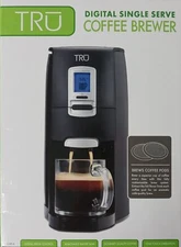 TRU DIGITAL Single Serve POD Coffee Brewer Adjustable Cafe Quality CMP-6