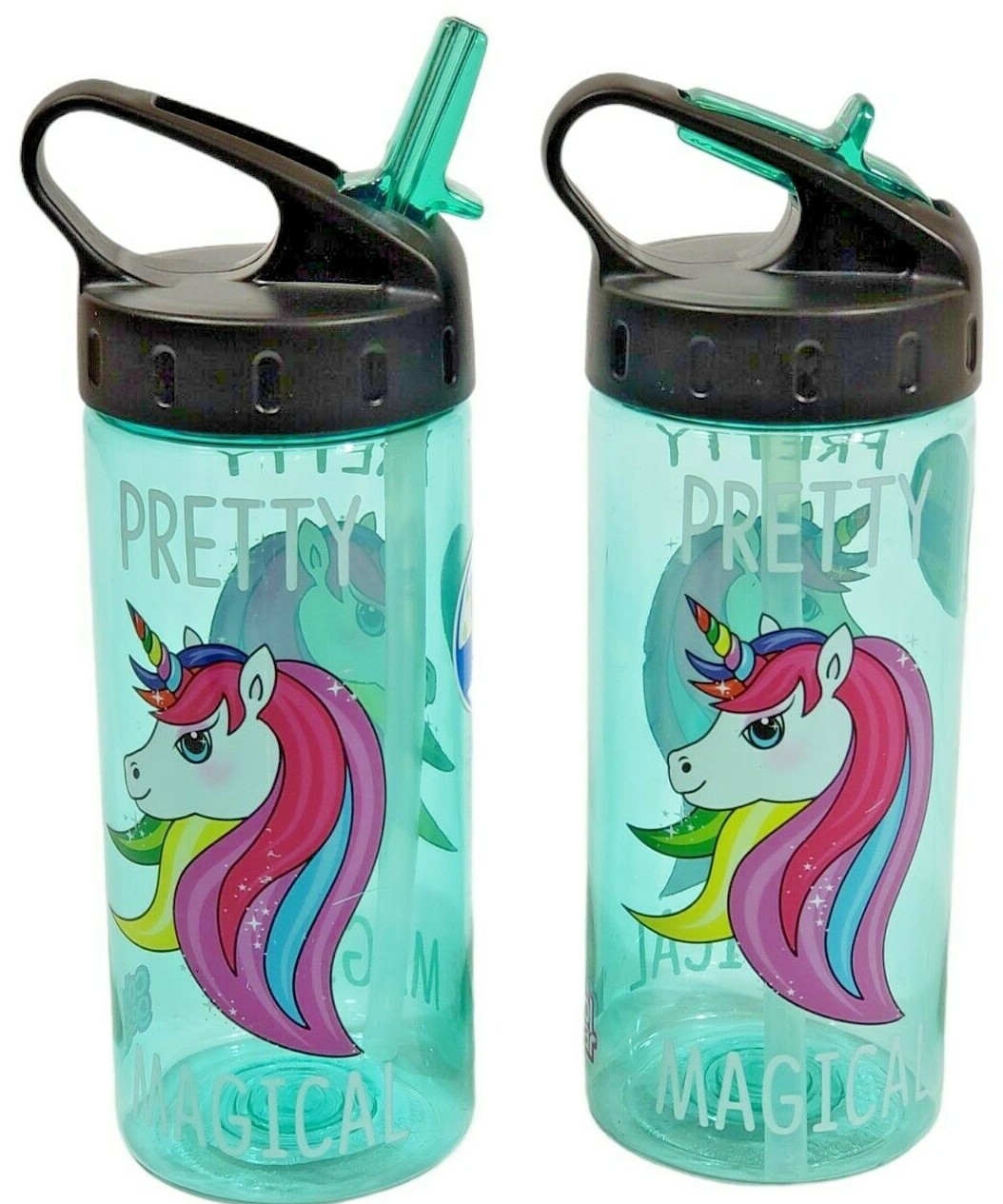 Cool Gear &ldquo;PRETTY MAGICAL&rdquo; 16 Oz BPA Free Water Bottles. New set of 2.