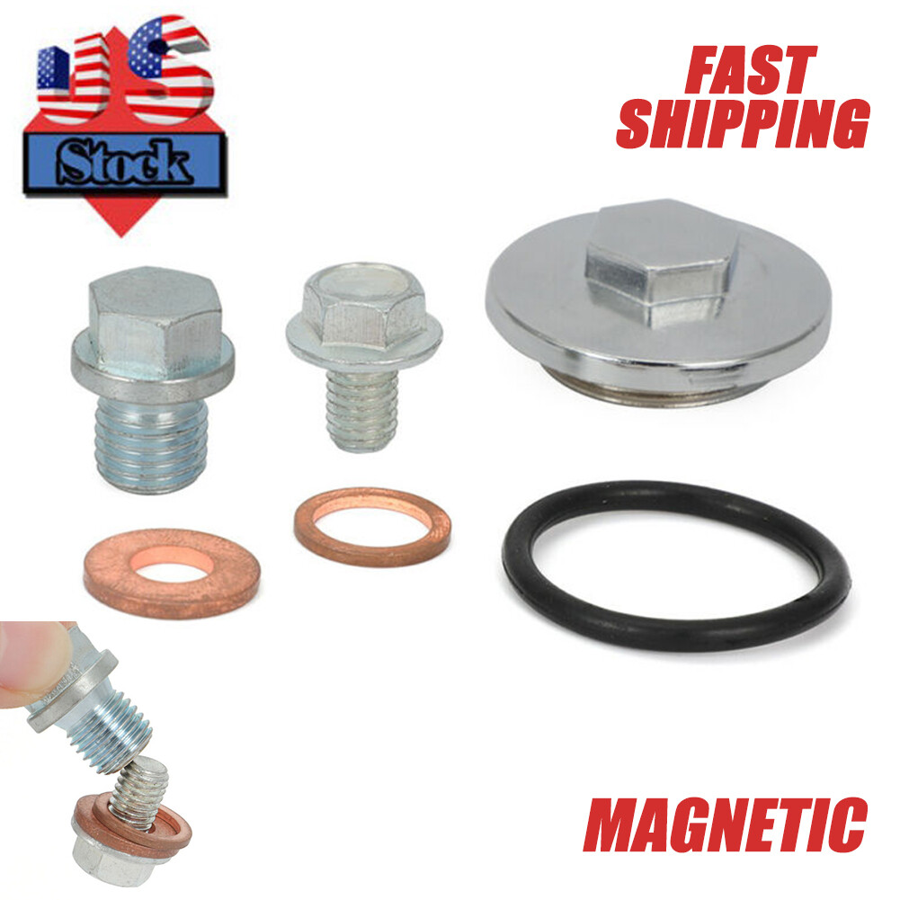 Mangetnic Oil Drain Plug Bolt Kit For Scootor 50cc QMB139 150cc GY6 Motor Taotao