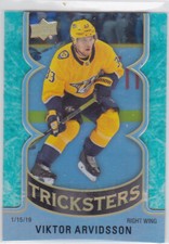 19/20 UD..VIKTOR ARVIDSSON..TRICKSTERS..SSP..# T-16..PREDATORS..COMBINED SHIP