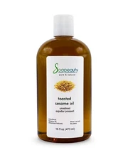 Sesame Oil Toasted 100% Pure and Natural by Soapeauty Various Sizes