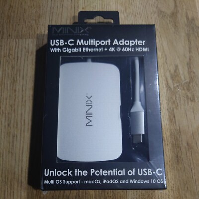 PREMIUM USB MULTIPORT ADAPTER - MINIX NEO C-GSI in gebürstetem Aluminium