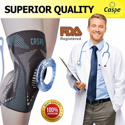 Knee Brace Sleeve Compression Support Sport Gym Joint Pain Arthritis Relief Gift