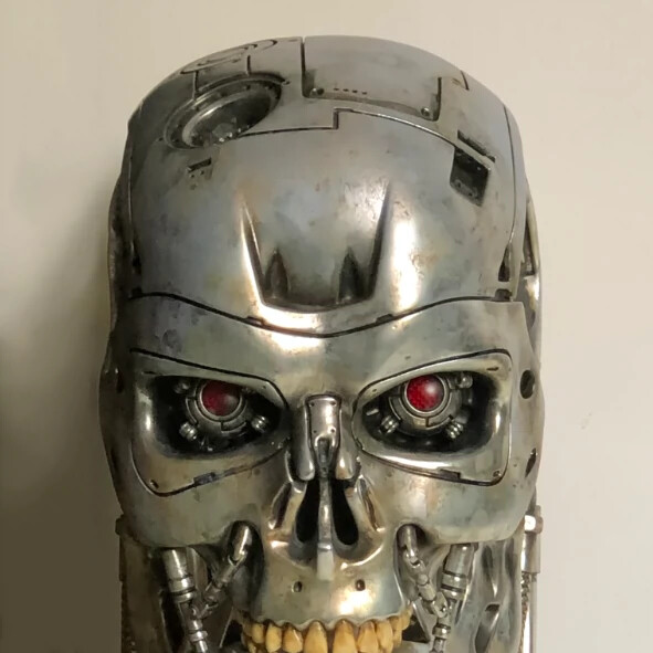THE TERMINATOR ターミネーター　ヘッド Amazon.co.jp: ターミネーター2 1/1スケール T-800 エンド