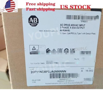 20F11ND8P0JA0NNNNN PowerFlex Air Cooled 753AC Drive 20F11ND8P0JA0NNNNN