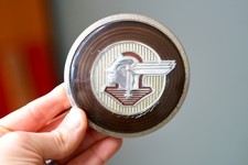 Vintage Pontiac Indian Head Mohawk Emblem Disc Grill Hood Ornament Insert Cover Vintage Pontiac Indian Head Mohawk Emblem Disc Grill Hood Ornament Insert Cover