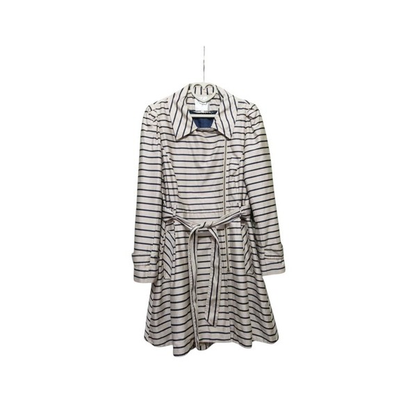 Women Jasper Conran Trench Coat Beige Cotton 42 /