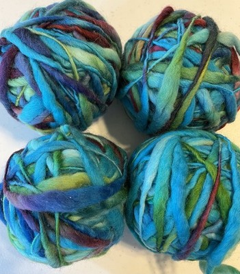 Colinette Point 5 Yarn  100g, 50m, Hand-Dyed Wool Rolled Into 4 Balls