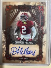 2023 Wild Card DeMarcco Hellams Rookie Auto One of One Alabama #5CDCL-26 1/1