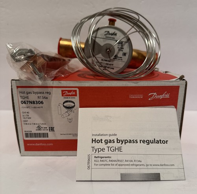 #ad Danfoss Hot Gas Bypass Regulator Valve TGHE R134a 067N8306 Brand New Denmark $249.63