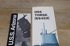 USS Arizona & USS Torsk SS423 Submarine Tour Guide Pamphlet Baltimore MD — photo 2