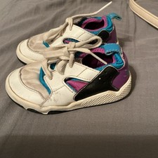 1992 Nike Huarache Baby Infant 5 Rare Vintage Shoes Blue Purple
