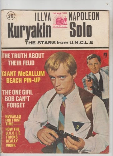 Magazine TV  1965  The Stars from  U.N.C.L.E.  Edition    fair/good condition