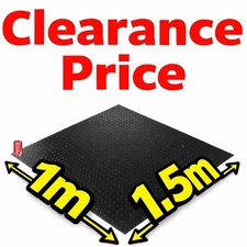 1M Long x 1.5M Wide 3mm Thick Rubber Matting Home Gym Work Warehouse 1M X 1.5M