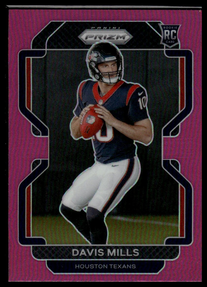 2021 Panini Prizm #352 Davis Mills pink