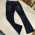 Mudd Girls Size 10 Bootcut Dark Wash Blue Denim Jeans 24" Waist Pockets — photo 4