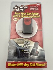 Jupiter Jack Hands-Free Car Kit - Turns Car Radio Into Speakerphone - New Sealed