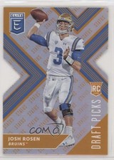 2018 Panini Elite Draft Picks Status Orange Die-Cut Variation Josh Rosen 2f4