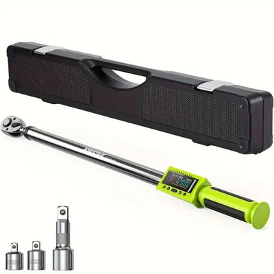 1/2'' Digital Torque Wrench 12.5-250.8ft-lb/17-340Nm&±2% Electronic Torque Wrench