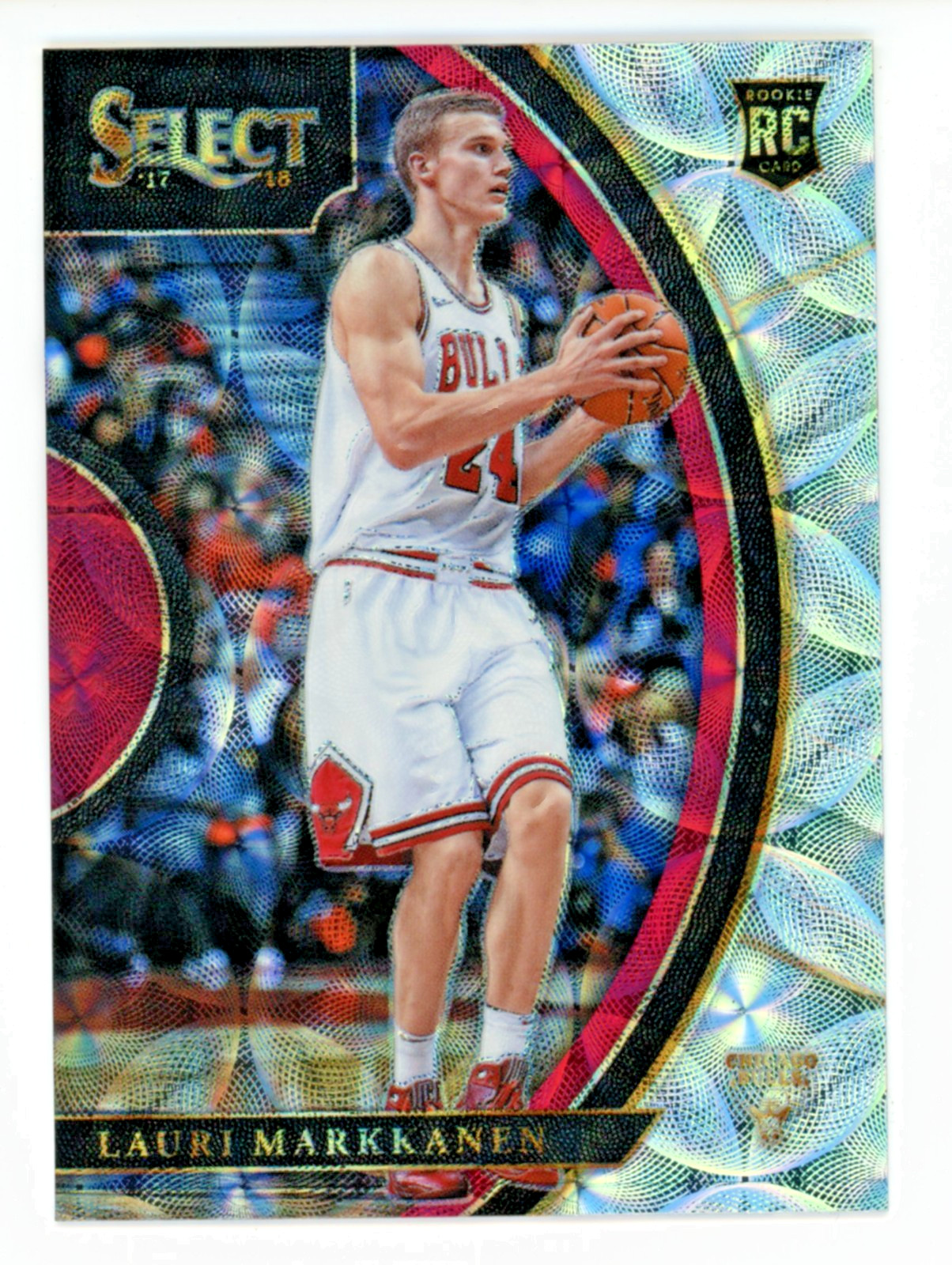 2017-18 Lauri Markkanen Panini Select Concourse Scope Prizm #8 Rookie RC
