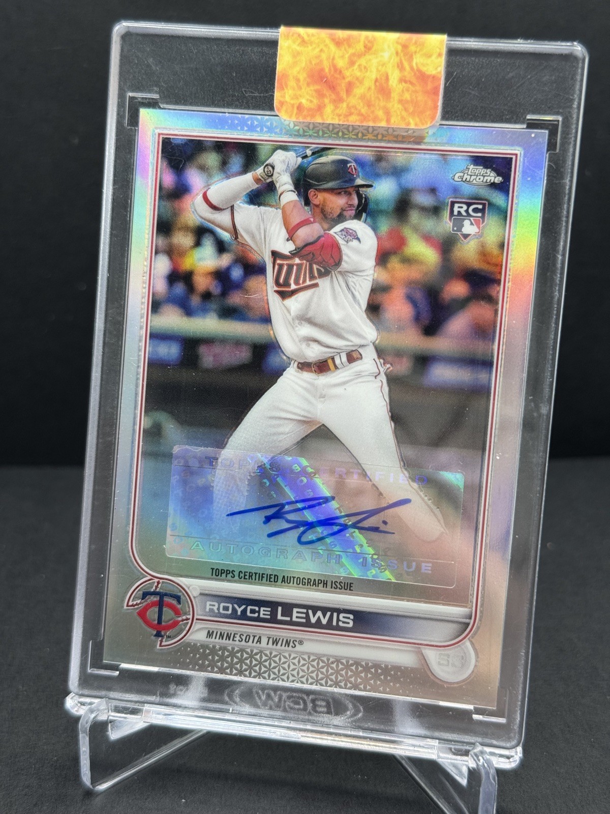 Royce Lewis 2022 Topps Chrome Refactor RC Auto #AC-RL