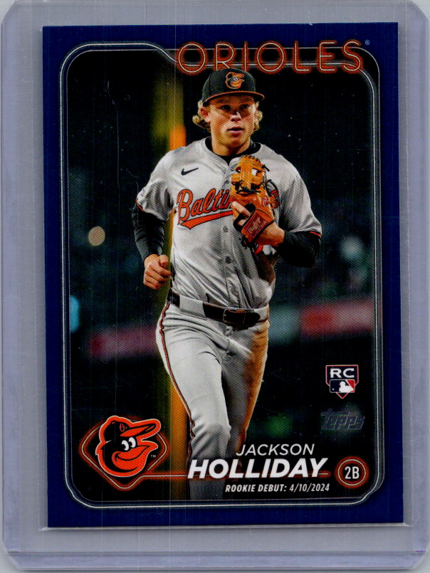 2024 Topps Update Series - Rookie Debut Jackson Holliday #US97 Royal Blue (RC)