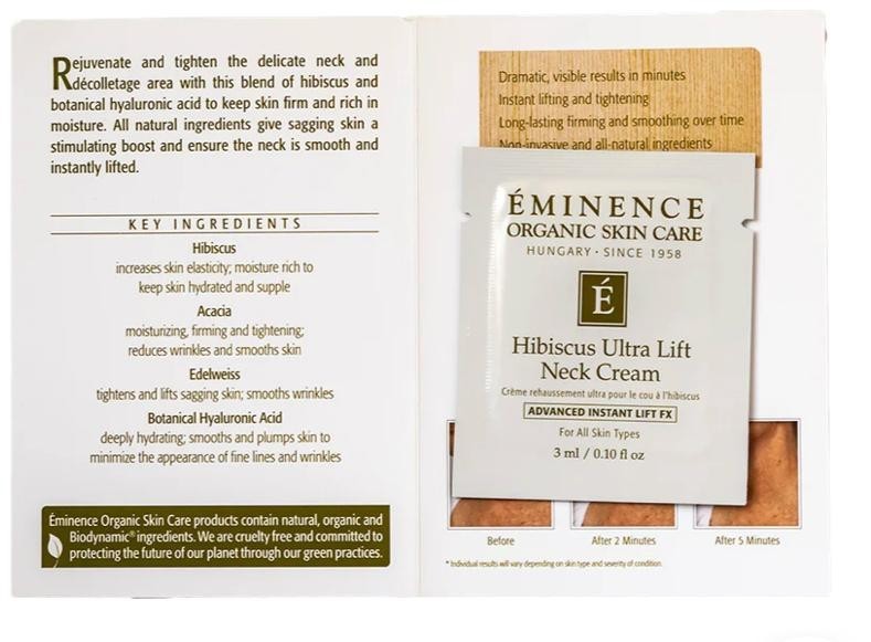 Eminence Organic Skin Care Lot of 6 Samples 0.10oz ; You Pic