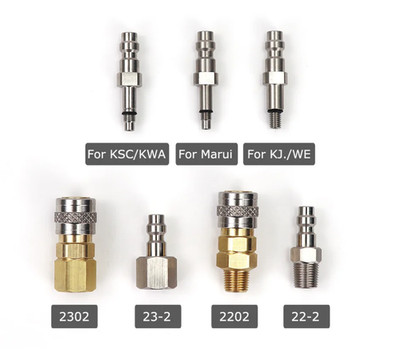 HPA Valve Adapter Foster Quick Disconnect Coupler For KSC KWA KJW WE Marui VFC