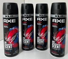 Lot Of 4 XL Axe ESSENCE 48H Scent Scent Men's Deodorant Dry Body Spray 5.1 oz ea