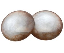 Par de cabujones espeluznantes cadáver zombi ojos de vidrio joyería muñeca taxidermia espalda plana