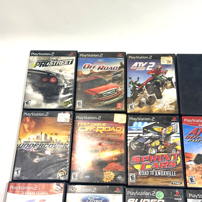 PS2 Racing Game Lot 16+ Games Gran Turismo Need for Speed ATV Test