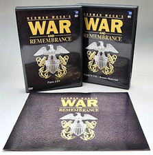 HERMAN WOUK'S WAR AND REMEMBRANCE COMPLETE EPIC MINI SERIES DVD SET  BOOKLET