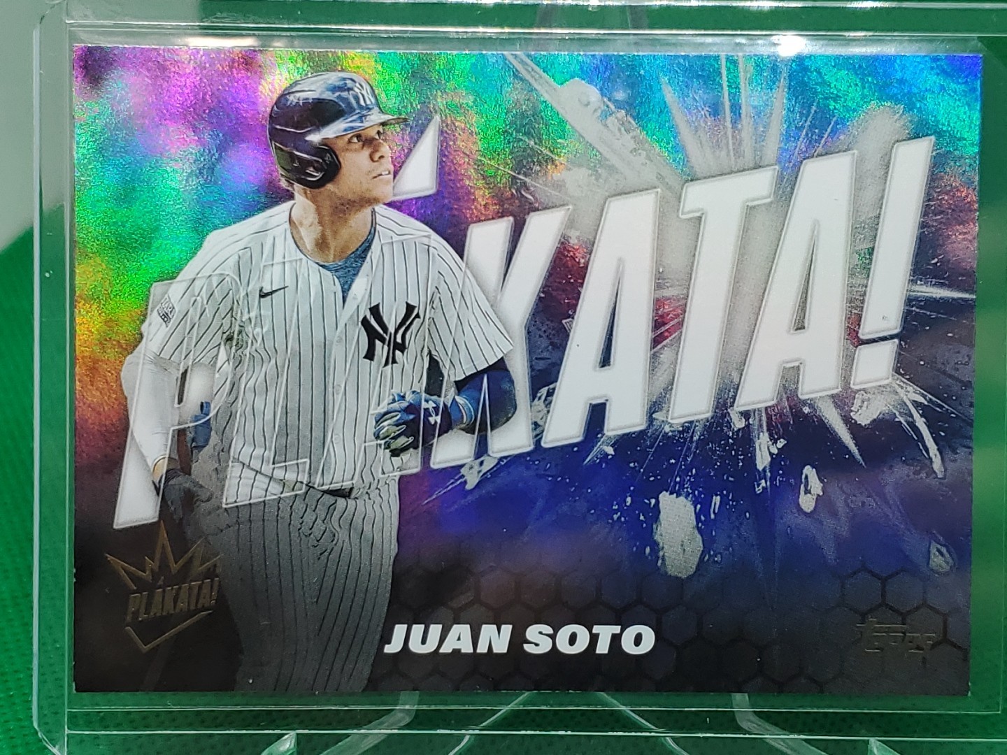 2025 Topps JUAN SOTO Series 1 "Plakata" PLAK-7 SSP Case Hit NEW YORK YANKEES