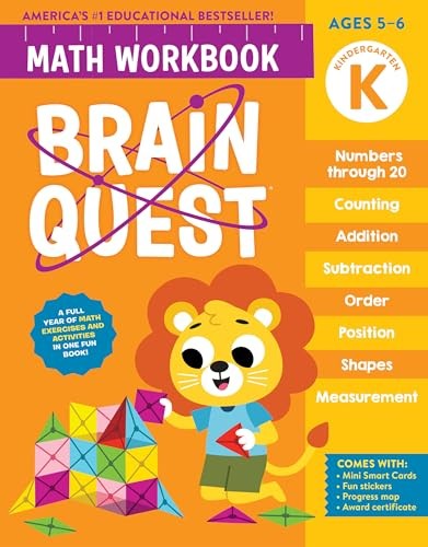 Brain Quest Math Workbook: Kindergarten (Brain . Publishing** - Image 2