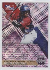 2019 Panini Elite Extra Edition Aspirations Purple /250 John Peguero #191 s3g