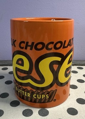 Hershey s Reese s Peanut Butter Cup Mug 24 Ounce Ceramic Cup EUC Coffee Candy