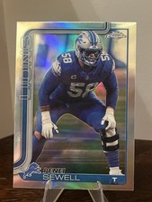 2025 Topps Chrome Football Penei Sewell Refractor #99 LIONS