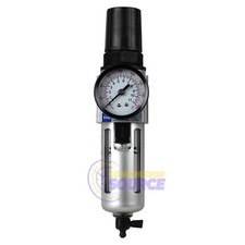 3/8" Air Compressor Regulator & Filter In Line Combo w/ Gauge Compressed Air