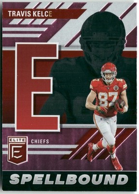 2023 Donruss Elite #SB-TK5 Travis Kelce Spellbound Pink