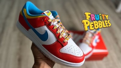  Nike Dunk Low QS LeBron James Fruity Pebbles SZ: US M 9|UK 8|EU 42.5 DH8009-600