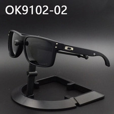 Oakley Holbrook Style Dark Black Polarized Sunglasses Matte Frame UV400