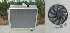3 Row Aluminum Radiator Fan For Chevy L6 Bel Air Cars Wcooler 1951-1954