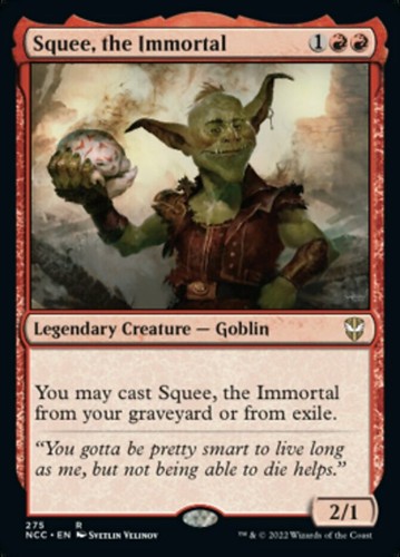 x1 Squee, the Immortal R MTG Commander Streets of New Capenna M/NM, English