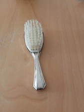 Brosse recouverte d'argent massif poinçon Minerve 1er titre