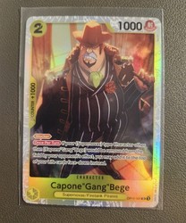 Capone 'Gang' Bege OP11-101 Super Rare - A Fist of Divine Speed One Piece TCG