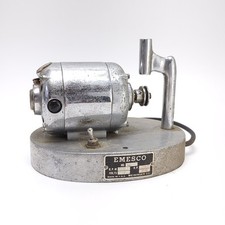 Antique Emesco Belt Driven Dental Jeweler Drill Motor Model 90 Antique Emesco Belt Driven Dental Jeweler Drill Motor Model 90