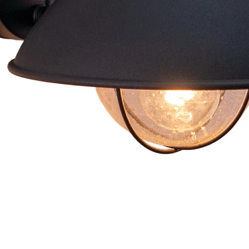 Vaxcel Lighting OW21501 Harwich 1 Light Outdoor Wall Sconce - 10 - Black - Picture 10 of 12