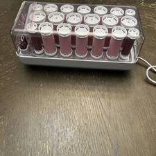 Clairol  R-20  Tested  20 Rollers w/ Pins  Pink