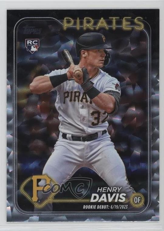 2024 Topps Update Debut Silver Crackle Foilboard Henry Davis Rookie RC 0e5m