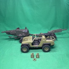 Vintage GI JOE 1982 VAMP  Jeep & HAL    1984 Mountain Howitzer ARAH